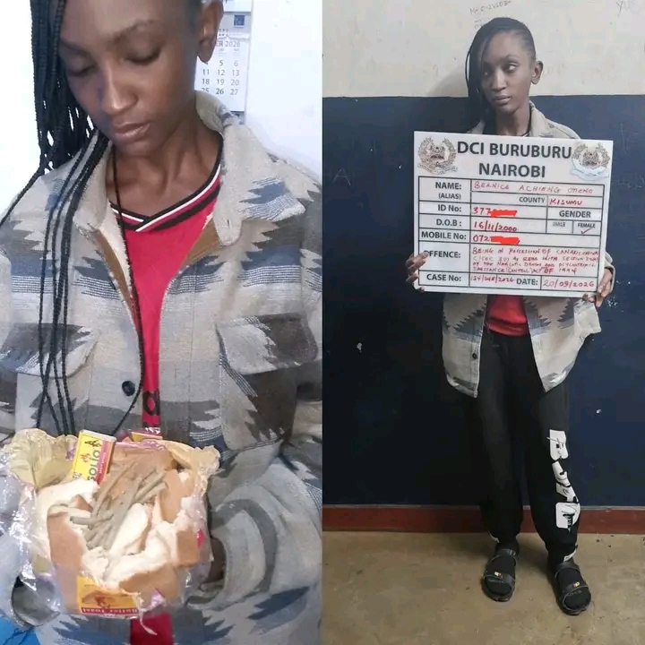 Drama at Buruburu Police Station as Woman Allegedly Hides Bhang Inside Loaf of Bread for Detained Boyfriend