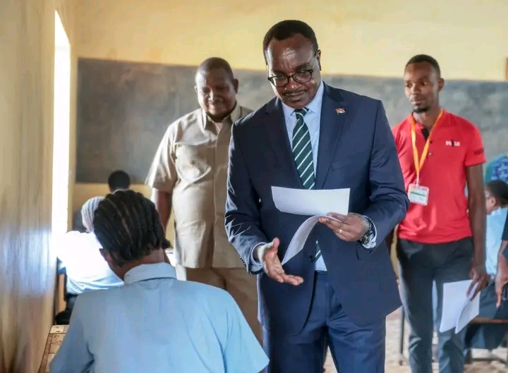 Education CS Julius Ogamba Witnesses Opening of KNEC Examination Container in Makueni as KPSEA and KJSEA Assessments Begin