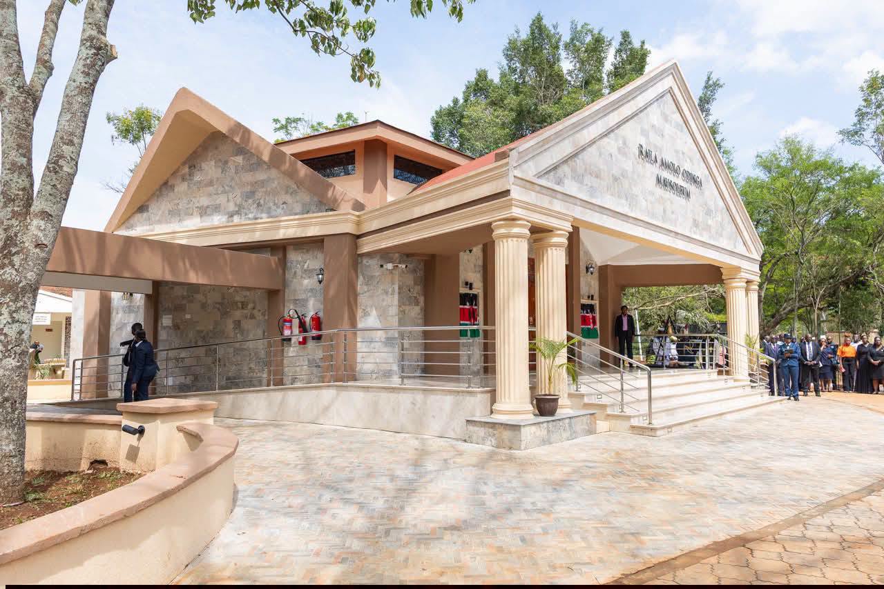 PRESIDENT RUTO SAYS RAILA MAUSOLEUM HONOURS HIS CONTRIBUTION TO KENYAโS DEMOCRATIC JOURNEY