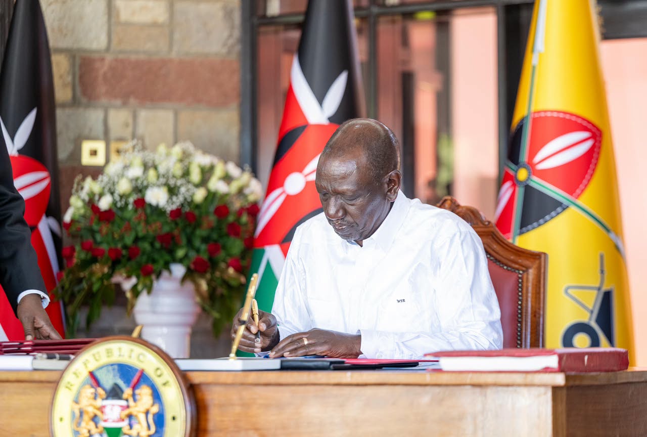 President Ruto Assents to County Governments Additional Allocations Bill, 2026, at Eldoret State Lodge