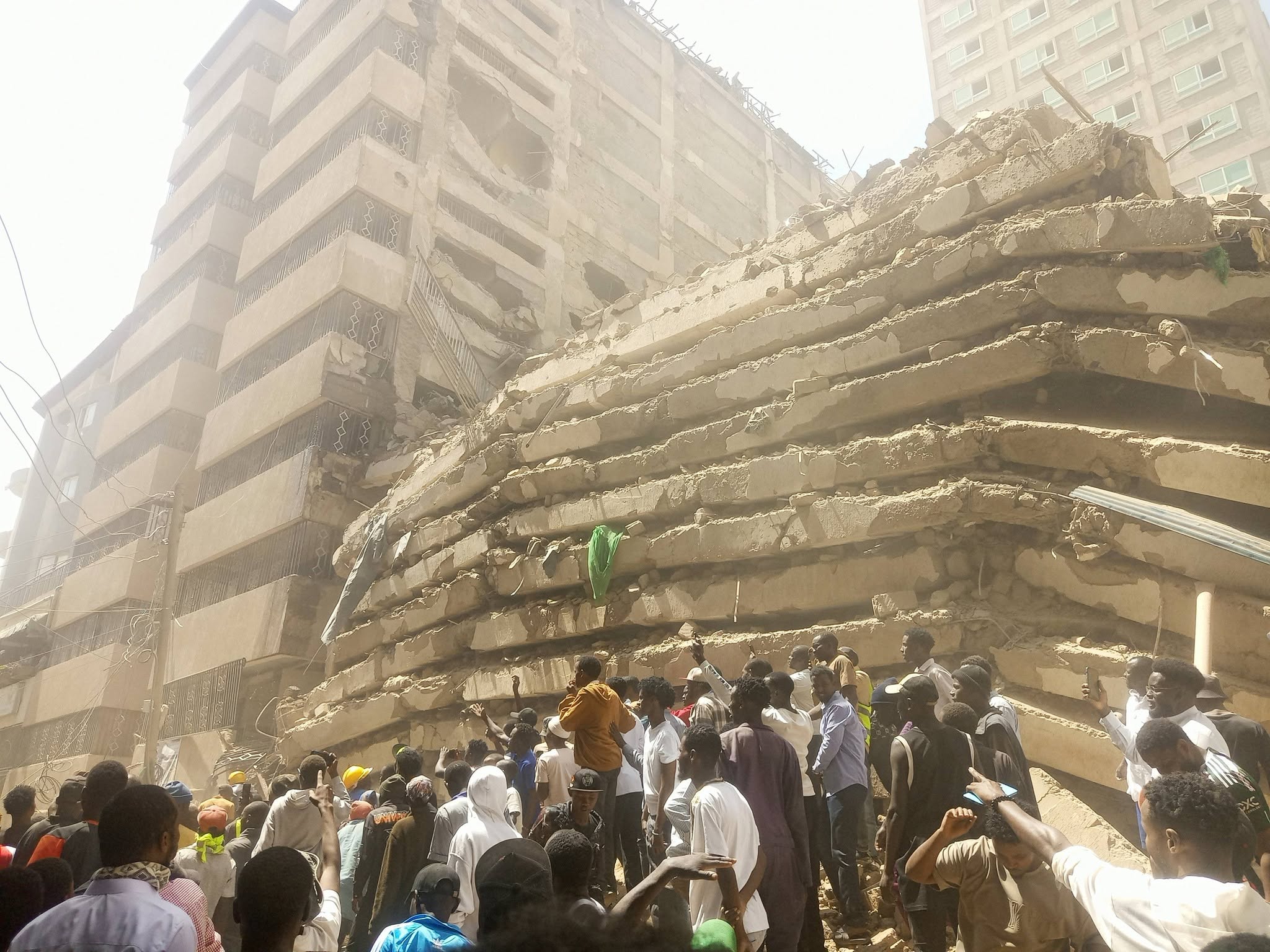 SEVEN PEOPLE REPORTED MISSING AFTER MULTI-STOREY BUILDING COLLAPSES IN EASTLEIGH, NAIROBI