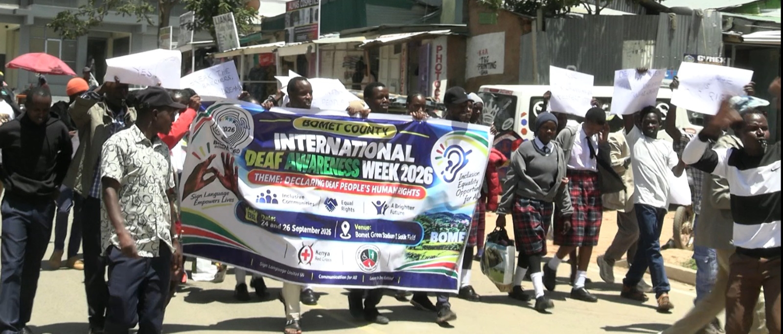 International Deaf Awareness Week in Bomet: A Celebration of Sign Language, Inclusion and the Rights of Deaf People