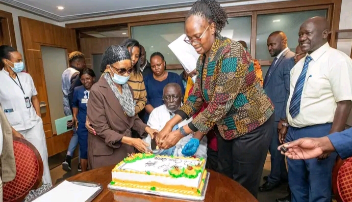 Oburu Odinga Celebrates 83rd Birthday at Nairobi Hospital With His Two Wives as Ida Reassures Kenyans He Is Alive