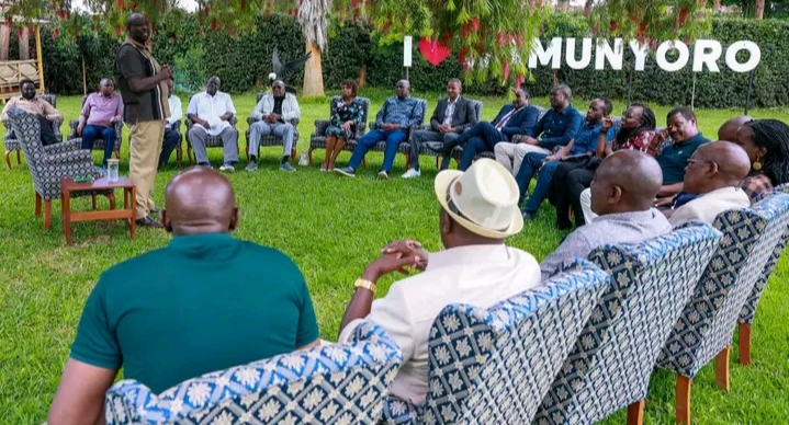Linda Mwananchi Leaders Storm Gachagua’s Wamunyoro Residence After His Return From the USA in Major 2027 Political Move