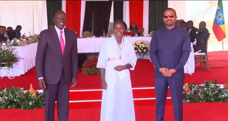 President Ruto Honours Nurse Jacobeth Jeptoo for Courage During Fatal Helicopter Crash in Nandi County