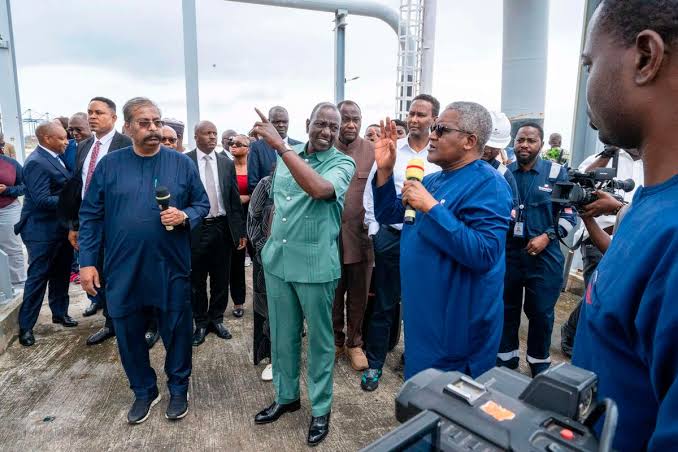 RUTO MAINTAINS DANGOTE LAMU REFINERY PROJECT WILL PROCEED AMID PROTESTS AND LAND DISPUTE
